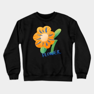 Colroful Flower Crewneck Sweatshirt